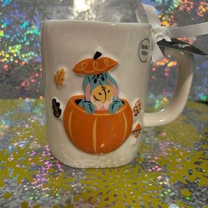 Rae Dunn Disney Eeyore Halloween Pumpkin Mug